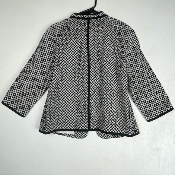 Talbots | single snap jacket blazer style eyelet 3/4 sleeve lightweight career - Picture 2 of 15